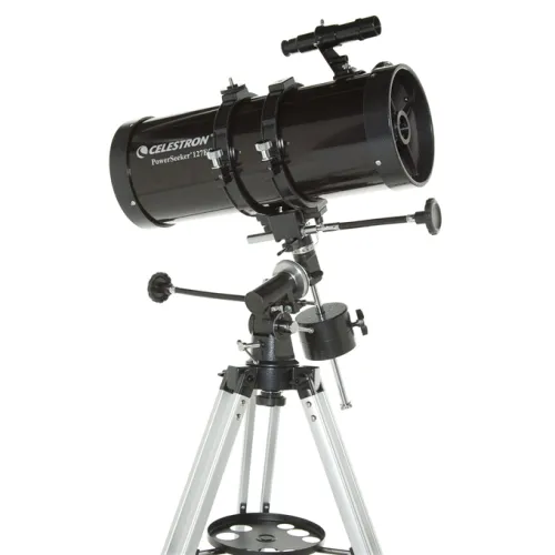 a fényképen:  Celestron PowerSeeker 127 EQ teleszkóp,  2