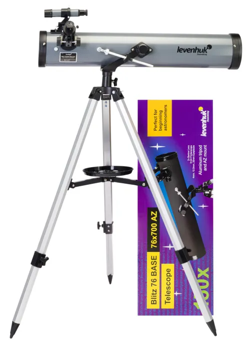 a képen:  Levenhuk Blitz 76 BASE teleszkóp,  2