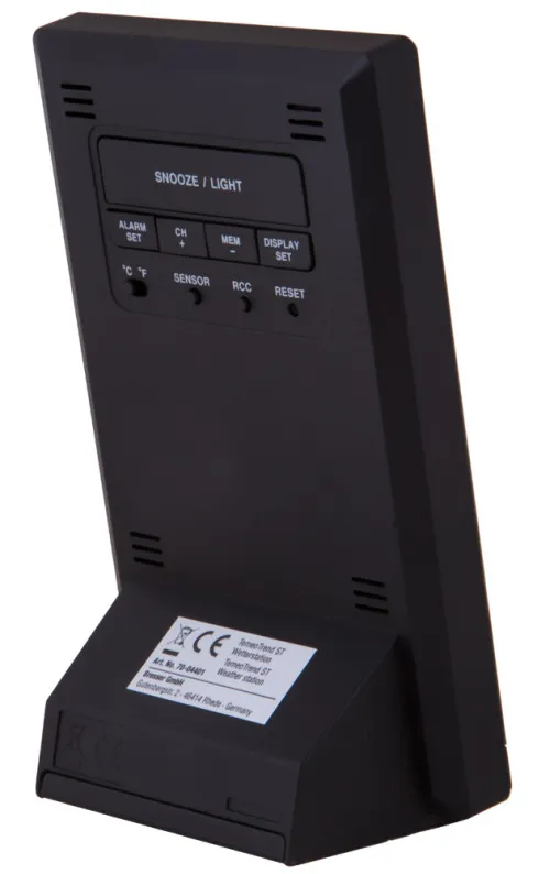 a fotón:  Bresser TemeoTrend ST RC időjárás állomás, fekete,  5