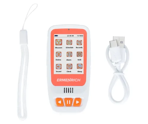 a fényképen:  Ermenrich Ping RD40 sugárzásdetektor,  2