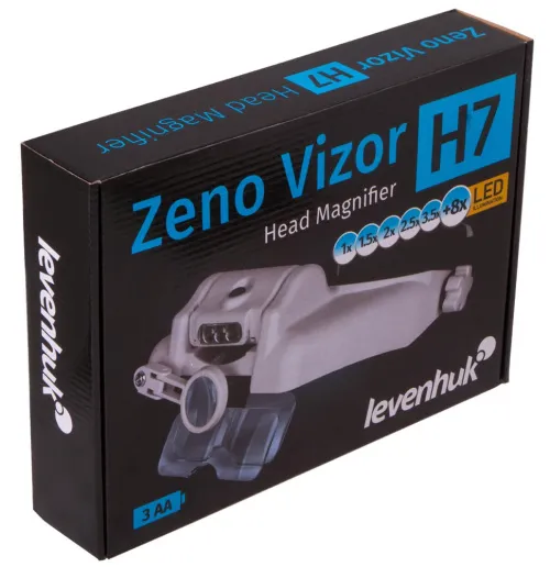 a képen:  Levenhuk Zeno Vizor H7 fejre rögzíthető nagyító,  11