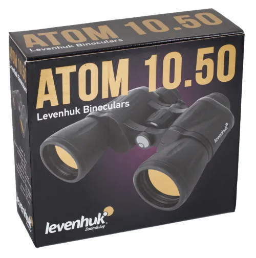 a fényképen:  Levenhuk Atom 10x50 kétszemes távcső,  8