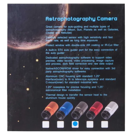 a fotón:  Bresser Full HD Deep-Sky kamera és vezető 1,25"-os,  8