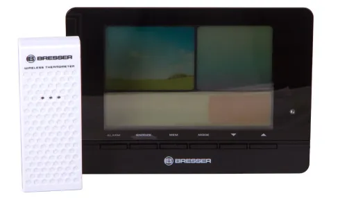 a fényképen:  Bresser MeteoTrend Colour RC időjárás-állomás, fekete,  7