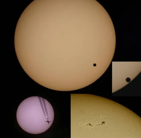 a fényképen:  Bresser Solarix 114/500 teleszkóp napszűrővel,  4
