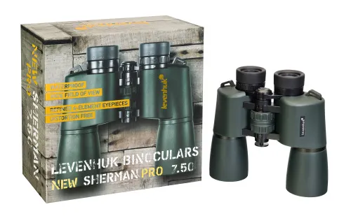 a képen:  Levenhuk New Sherman PRO 7x50 kétszemes távcső,  5