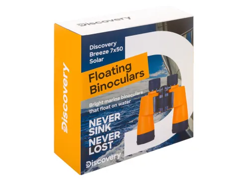 a fotón:  Levenhuk Discovery Breeze 7x50 vízen úszó kétszemes távcső,  12