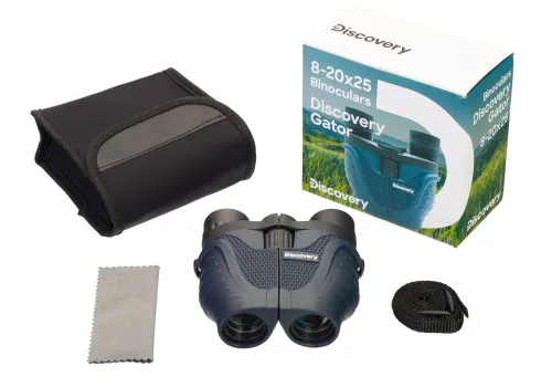 a fotón:  Levenhuk Discovery Gator 8–20x25 kétszemes távcső,  4