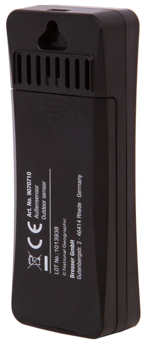 a fotón:  Bresser National Geographic VA színes időjárás állomás 3 kültéri érzékelővel,  11