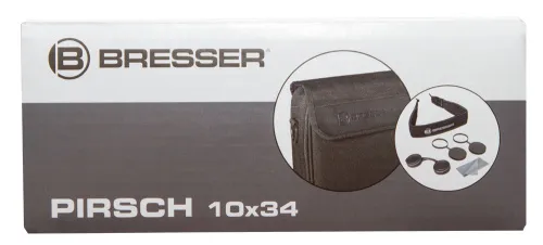 a fényképen:  Bresser Pirsch 10x34 kétszemes távcső,  14