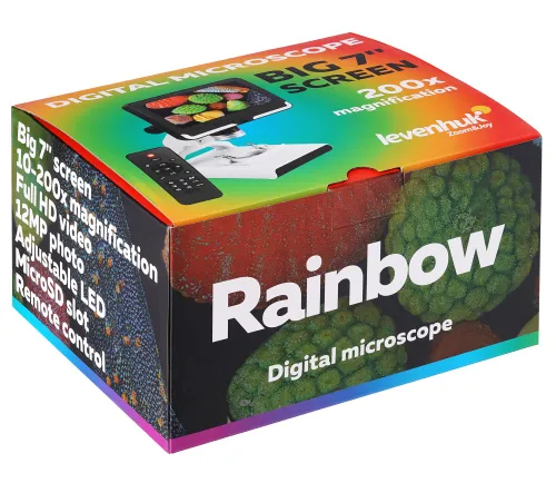 a fényképen:  Levenhuk Rainbow DM700 LCD digitális mikroszkóp,  14