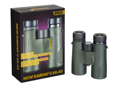 a fotón:  Levenhuk New Karma PRO ED 10x42 kétszemes távcső,  5
