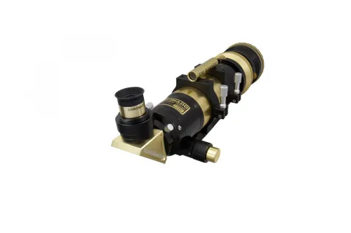 a fényképen:  Coronado SolarMax III 70 mm Double Stack napteleszkóp RichView rendszerrel és BF10 szűrővel,  3