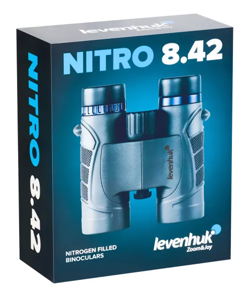 a fényképen:  Levenhuk Nitro 8x42 kétszemes távcső,  12