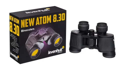 a fényképen:  Levenhuk New Atom 8x30 kétszemes távcső,  5