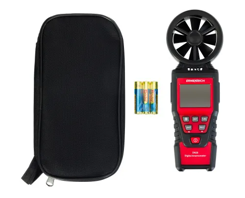 a fényképen:  Ermenrich Seek DN20 digitális anemométer,  6