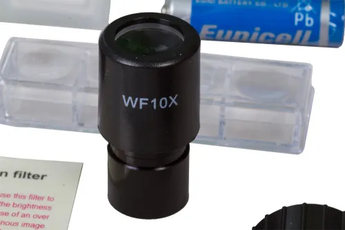 a képen:  Bresser Junior 40x–1024x mikroszkóp, tok nélkül,  9